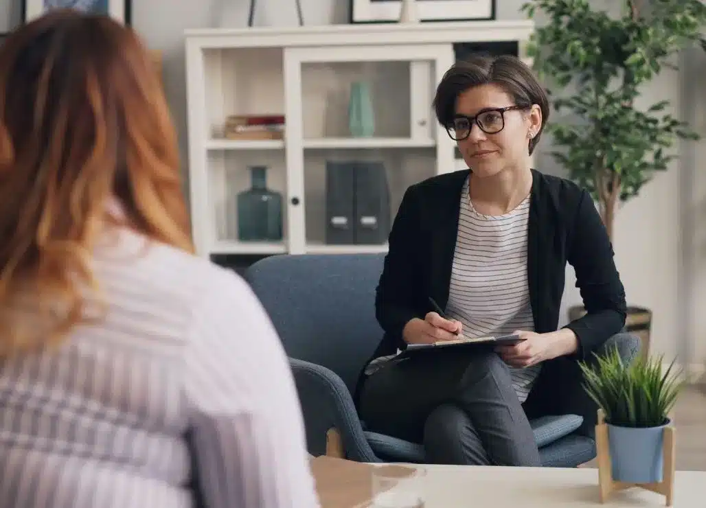 Meeting with a therapist